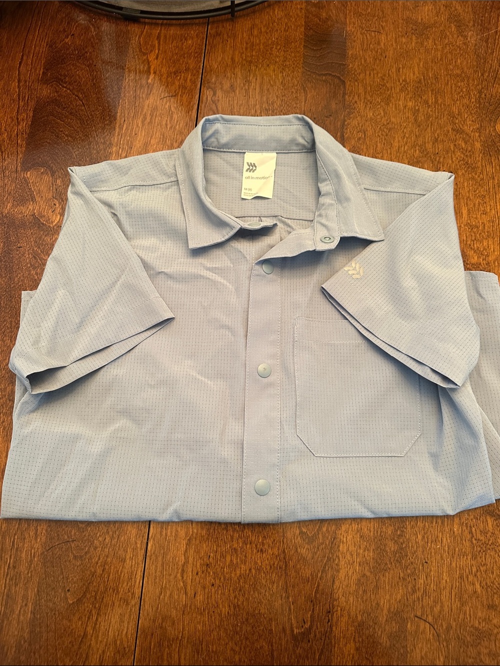 all in motion Light Blue Kids Button-Down Shirt